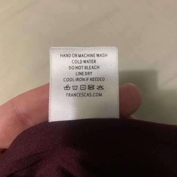 Mi Ami pink color block mini skirt, faux leather, size L - Picture 6 of 6